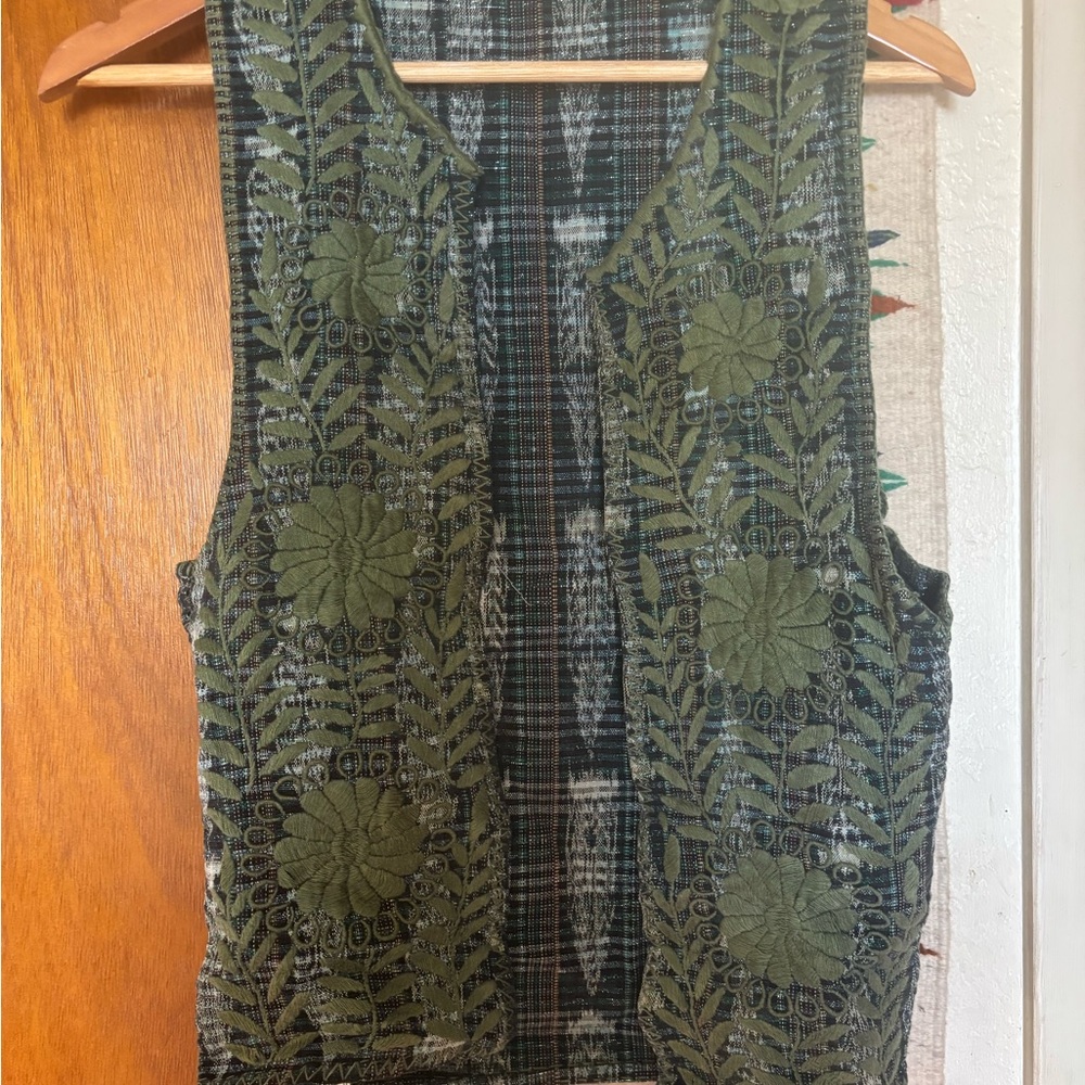 Guatemalan Embroidered Vest